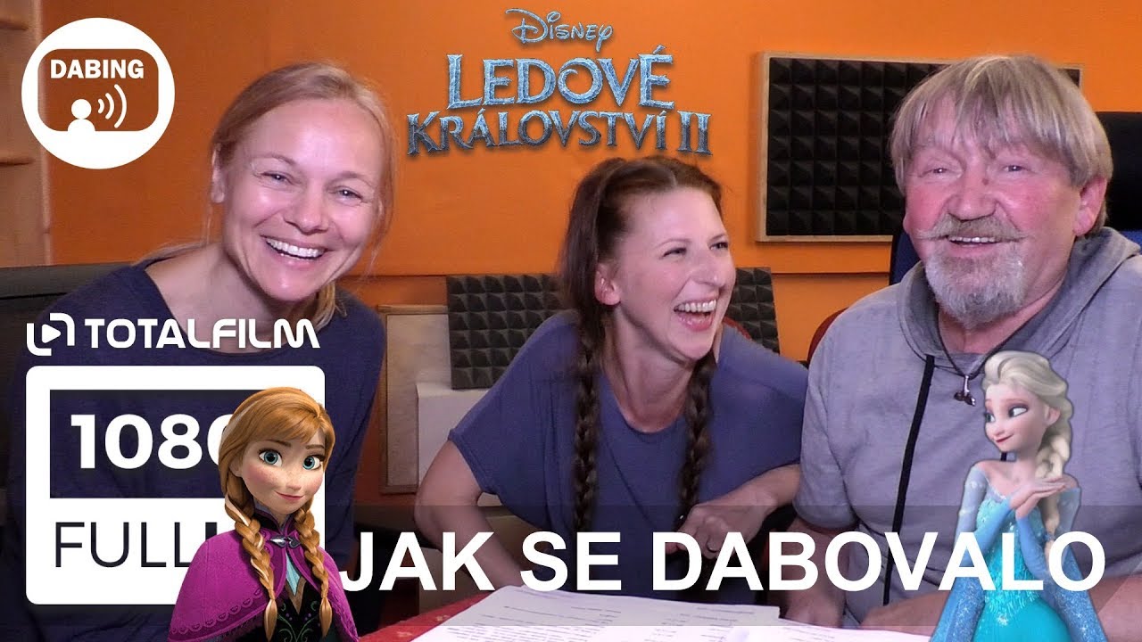 Ledové království II (2019) s Elsou, Annou a režisérem v dabingu (Elsnerová, Martinková, Štěpán)