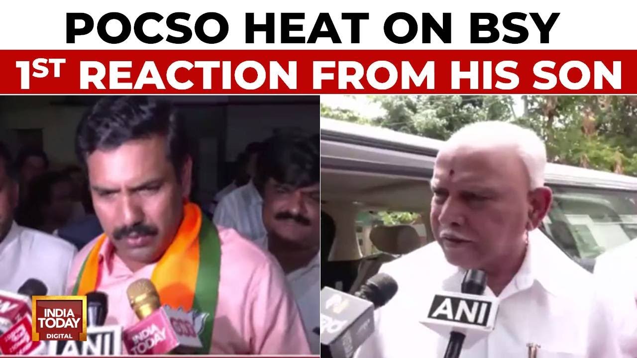 BSY Accused Of Sexual Assault On Minor | First Reaction From Son BY Vijayendra | India Today