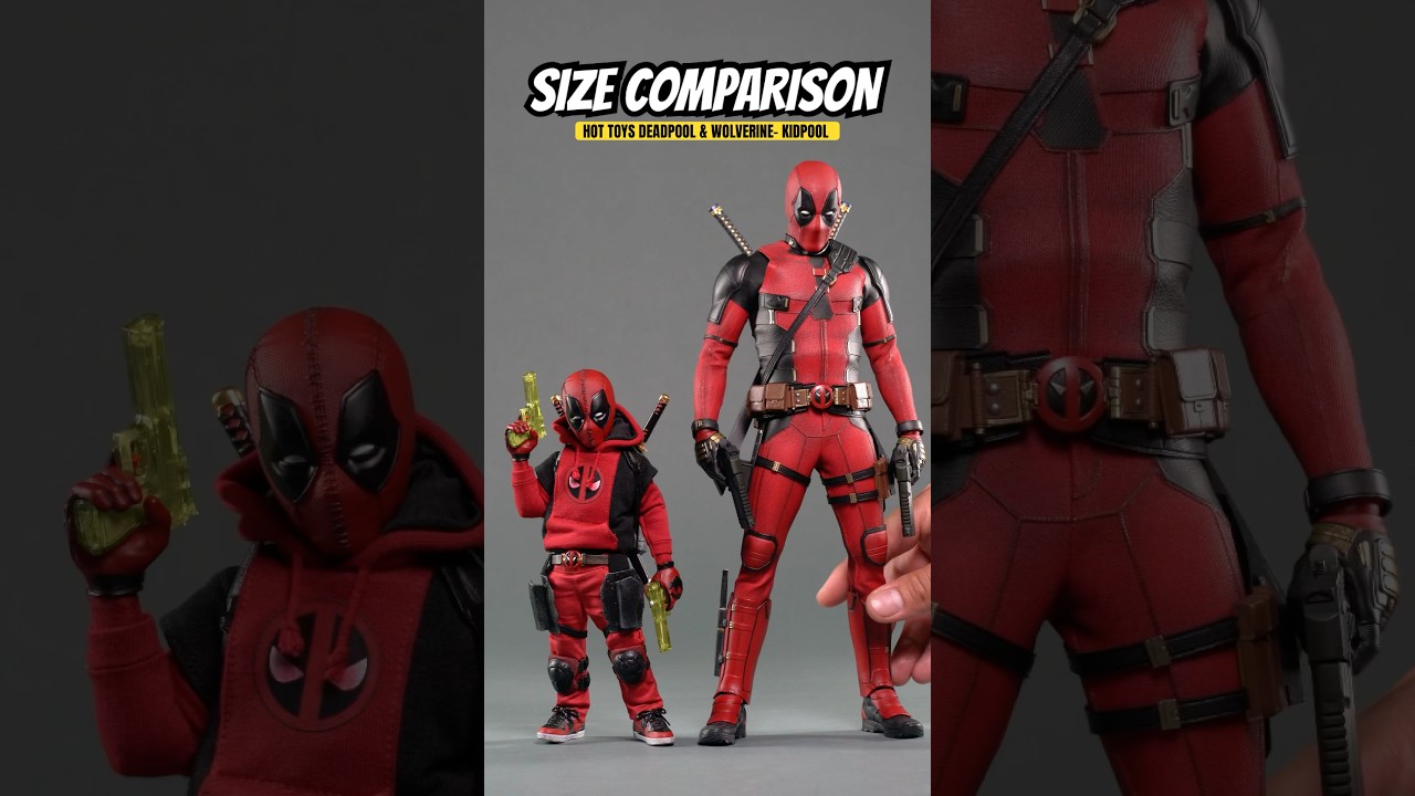 Size Comparison: Hot Toys Deadpool & Wolverine - Kidpool 
