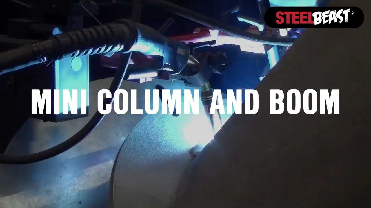 Mini Column & Boom System &ndash; Modular Welding for Pipes, Flanges & Fittings #welding #steelfabrication