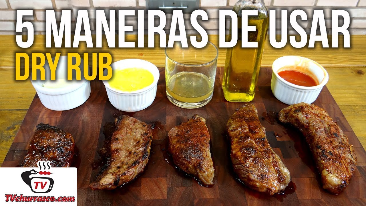 Dica 5 Maneiras de Usar Dry Rub - Como Usar TEMPERO DRY Rub - Tv Churrasco
