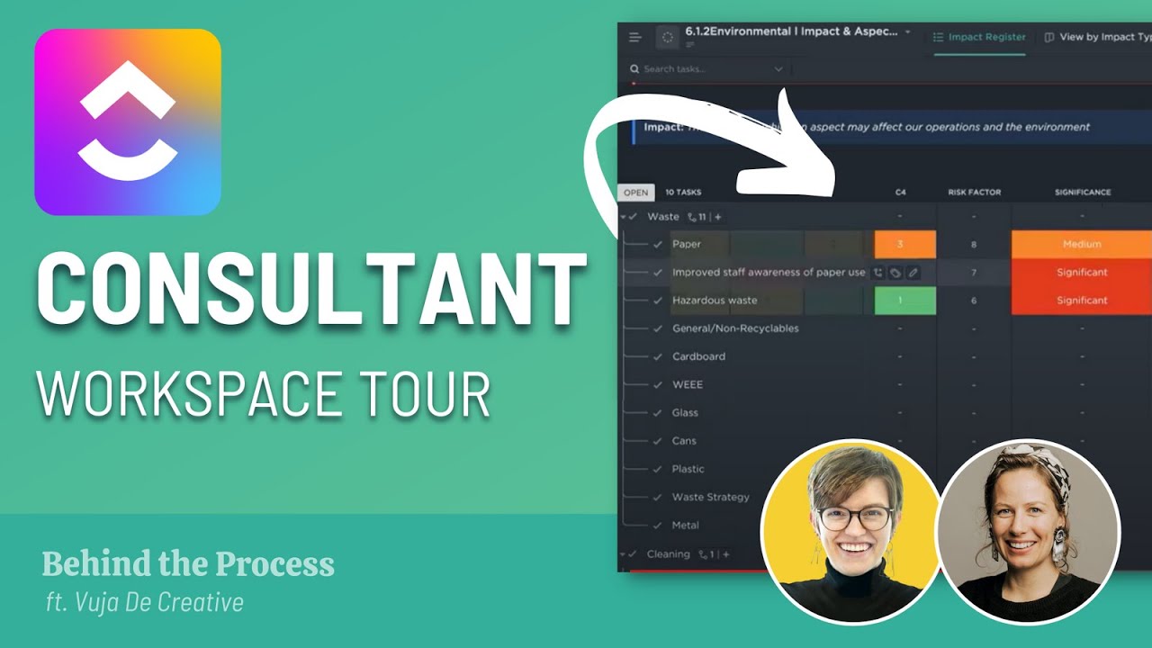 How to use ClickUp with Consulting Clients ft. Khandiz
