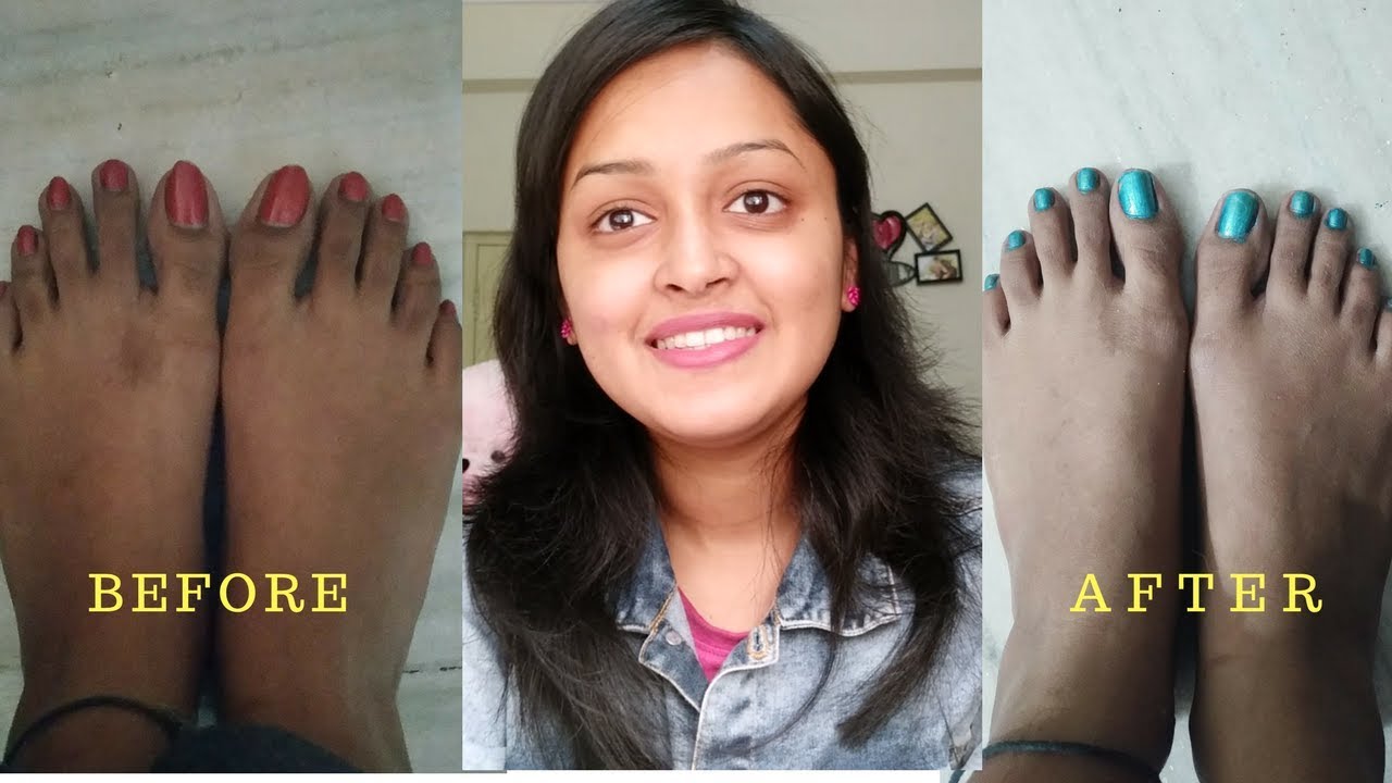 How to do pedicure at home by using Natural products In Telugu