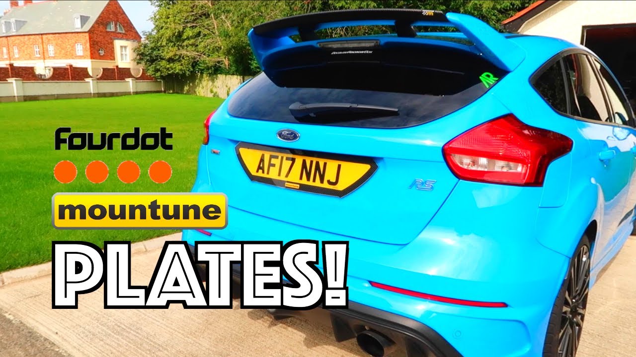 ИНДИВИДУАЛЬНЫЕ НОМЕРНЫЕ ЗНАКИ MOUNTUNE ОТ FOURDOT INSTALL! | FOCUS RS