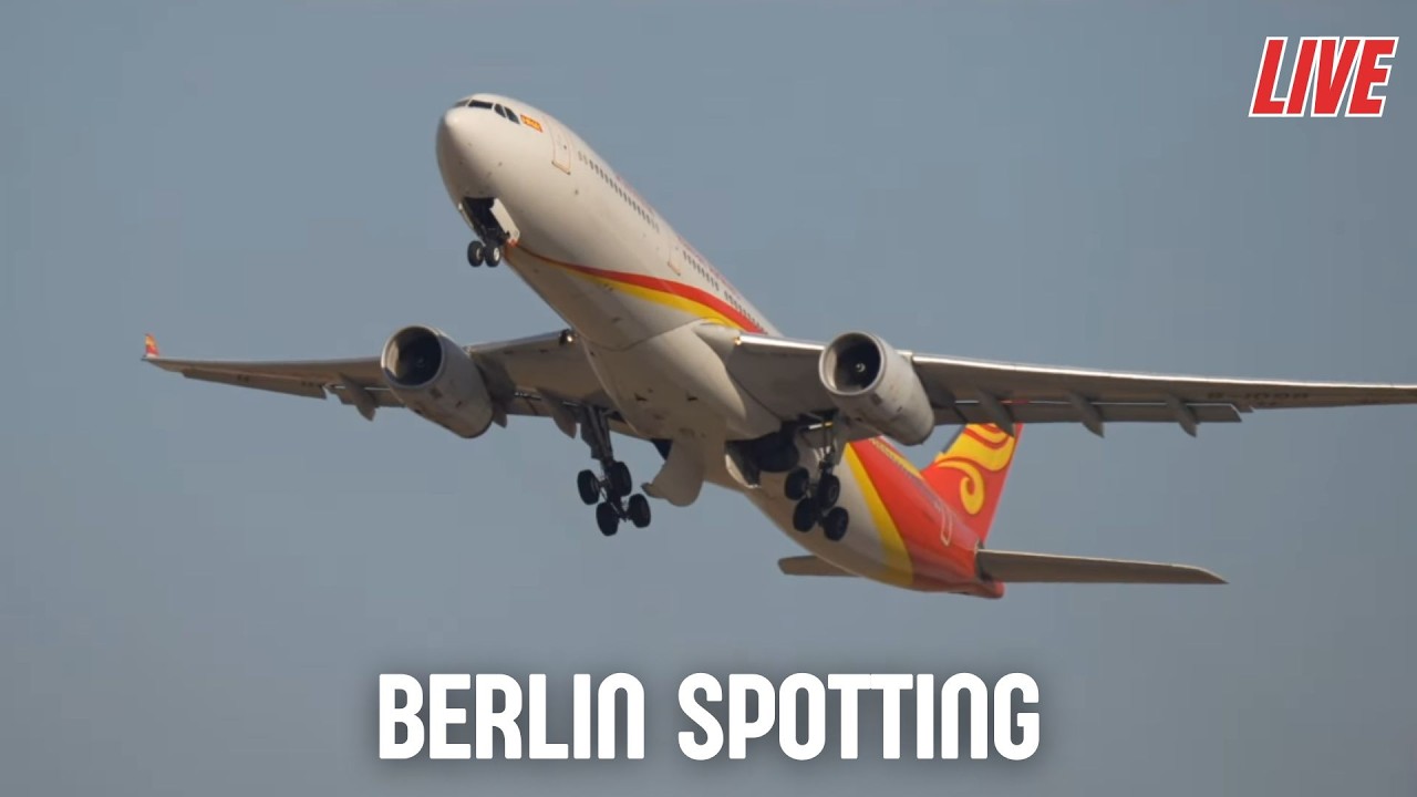 LIVE Berlin Airport Plane Spotting BER, 12.03.2026