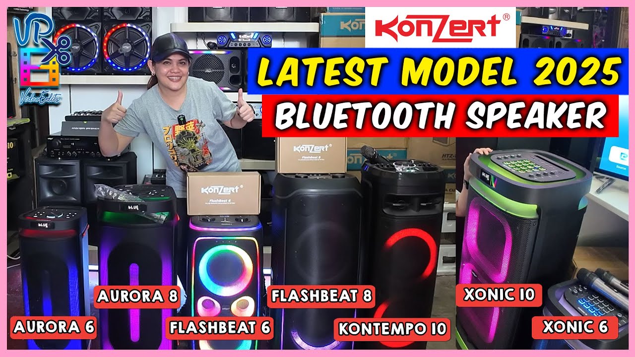 MGA LATEST MODEL NG ORIGINAL NA KONZERT BLUETOOTH SPEAKERS NGAYONG 2025! | Angas ng Tunog Nito!