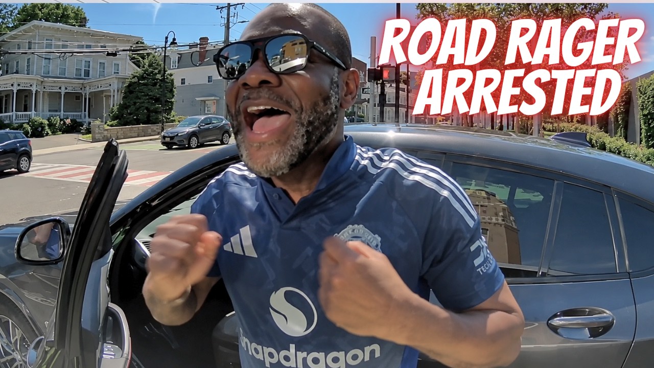 Road Rager Tried to Start a Fight... Then Got Arrested! Driving fails - learn how to drive #1577
