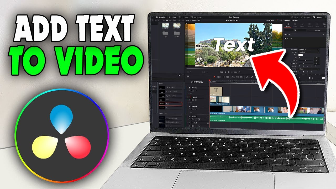 How to Add Text to A Video in DaVinci Resolve (2026)