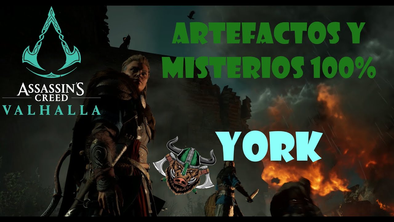 || Assassin's Creed Valhalla || ARTEFACTOS Y MISTERIOS 100% - YORK
