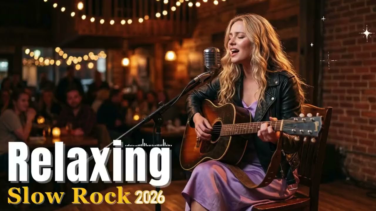 Chill Slow Rock Music Playlist – Relaxing Guitar Rock for Evening Mood