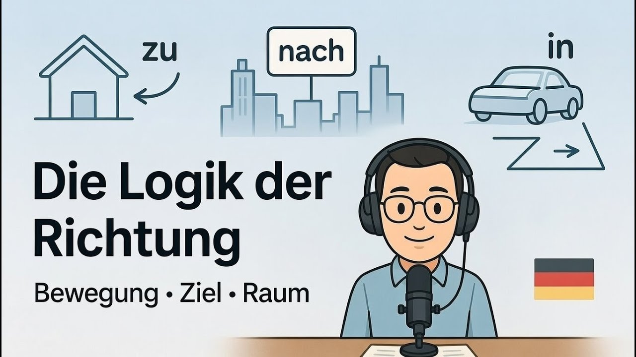 🎧 Podcast: Deutsch verstehen: Bewegung, Ziel und Raum einfach erklärt
