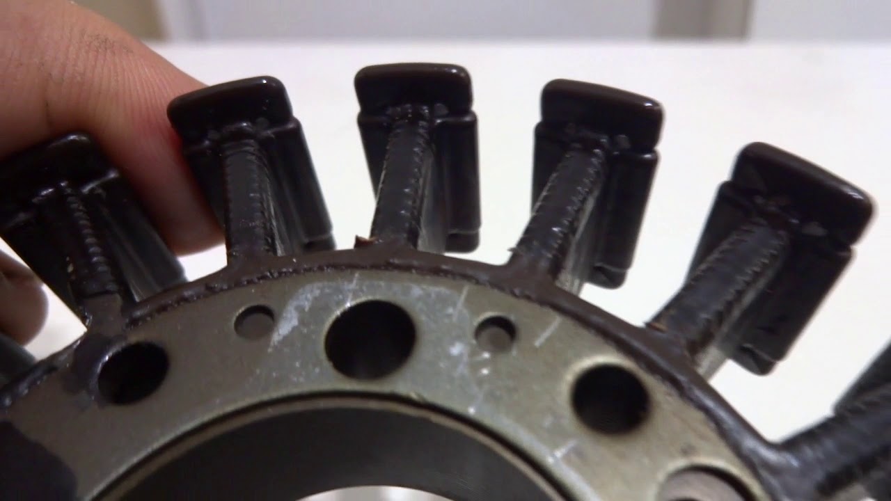 Como reparar o estator da VULCAN 750 DA KAWASAKI, muito trabalhoso, nem parece coisa de japonês.