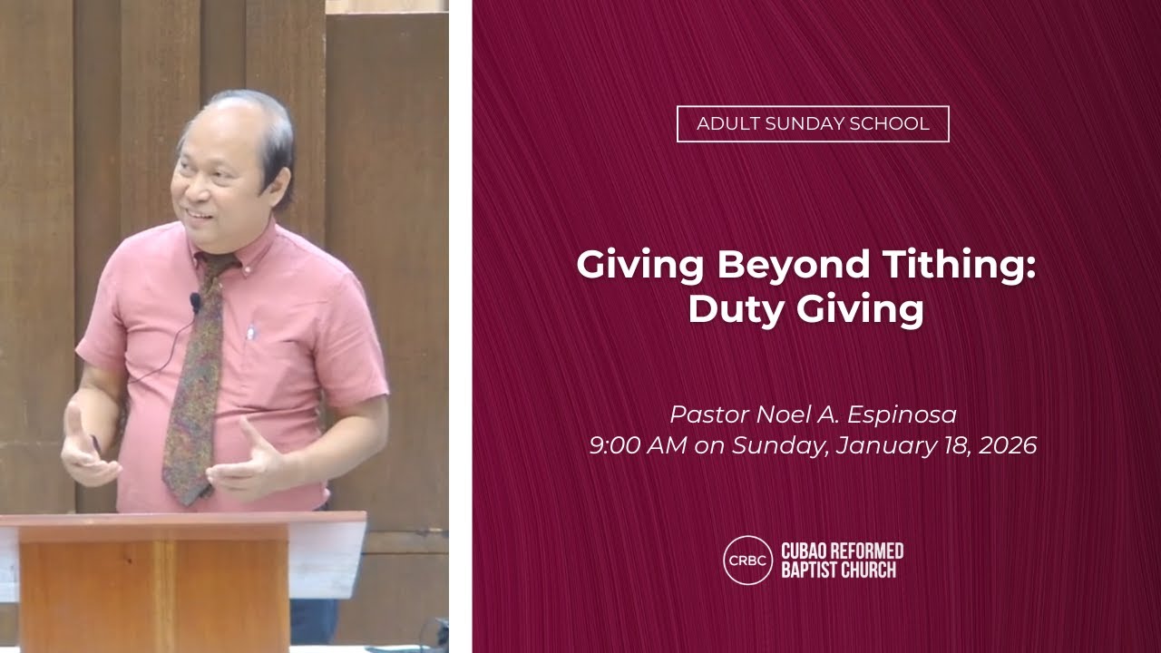 Giving Beyond Tithing: Duty Giving