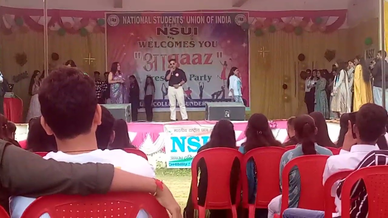 mlsm college fresher party 🎉