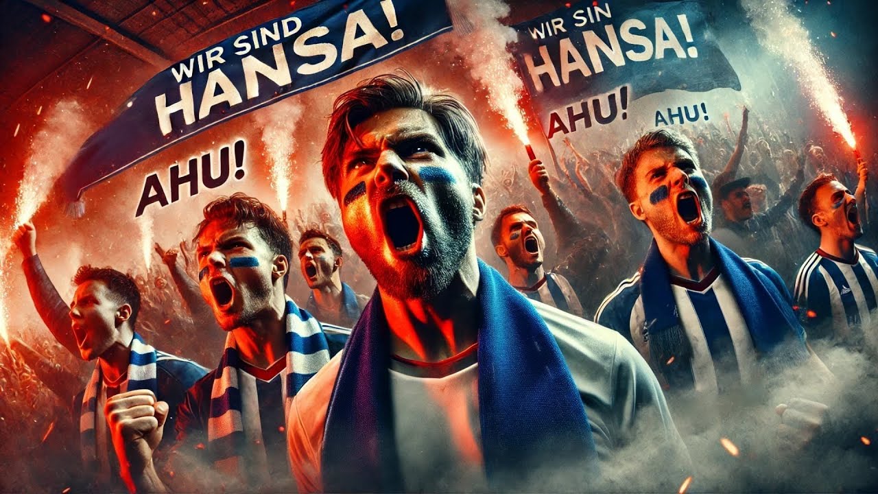 Wir sind Hansa! AHU! 💙🤍⚓ | Fan-Hymne | FC Hansa Rostock