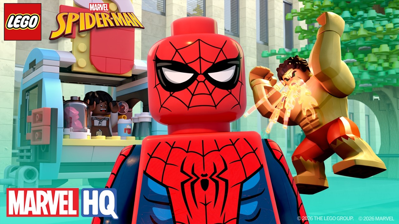 Spider-Man and Hulk&rsquo;s Hot Dog Havoc 🌭| LEGO Marvel | @MarvelHQ