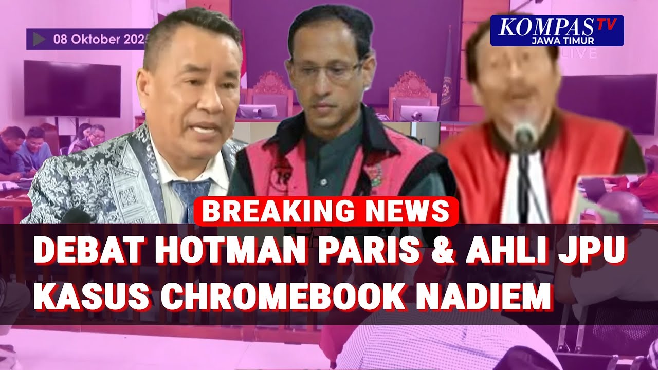 Debat Hotman Paris vs Ahli JPU di Sidang Praperadilan Nadiem Kasus Chromebook, Diingatkan Hakim
