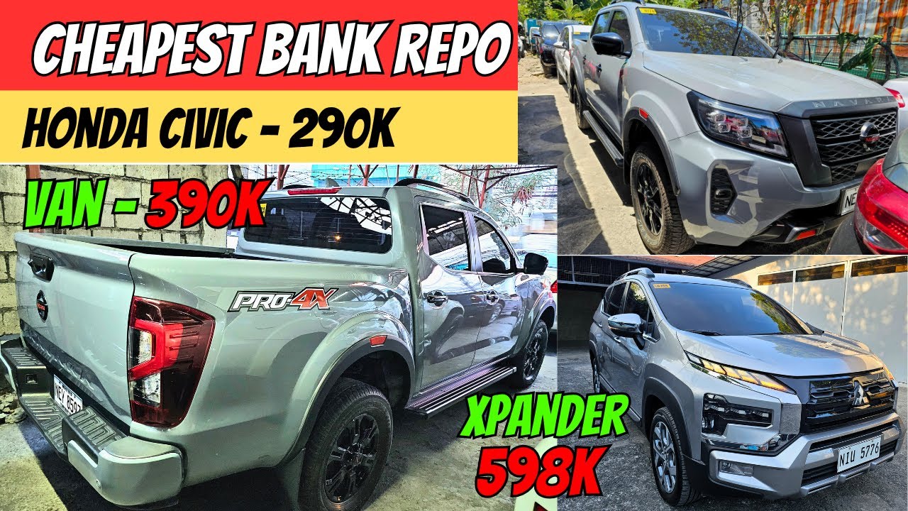 BILIHAN NG PINAKAMURANG HATAK NG BANKO UP TO 50% OFF (PICK-UP, SUV, VAN) | CHEAPEST REPO CARS 2025