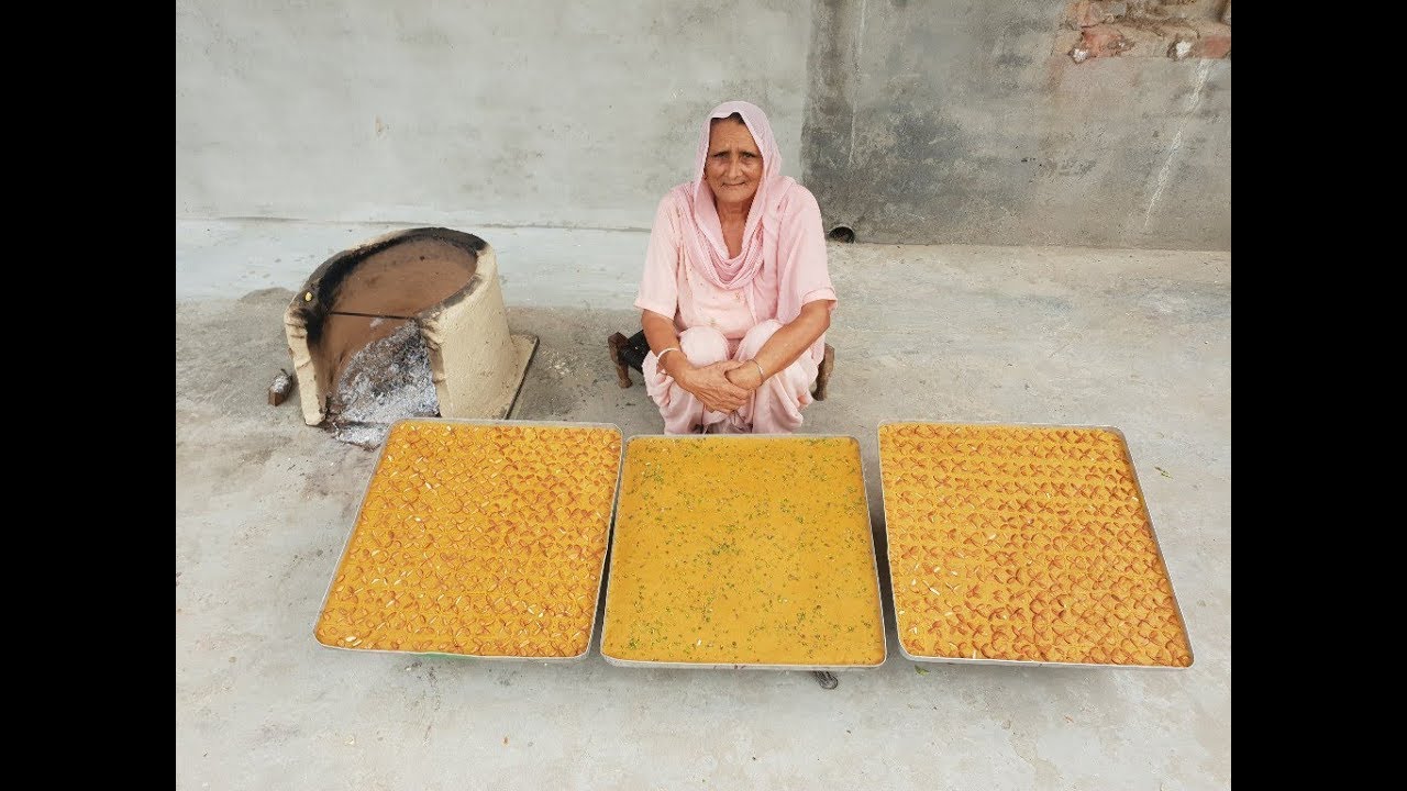 बेसन की बर्फी बनाने का आसान तरीका / besan ki burfi / besan barfi recipe hindi / veg village food