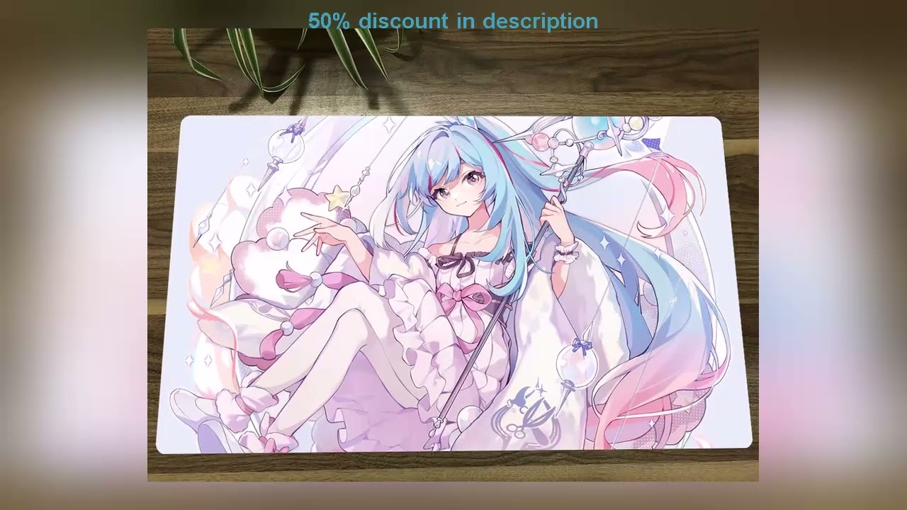 #YuGiOh Witchcrafter Madame Verre TCG Mat Anime Girl Trading Card Game Mat CCG Playmat Anti-slip