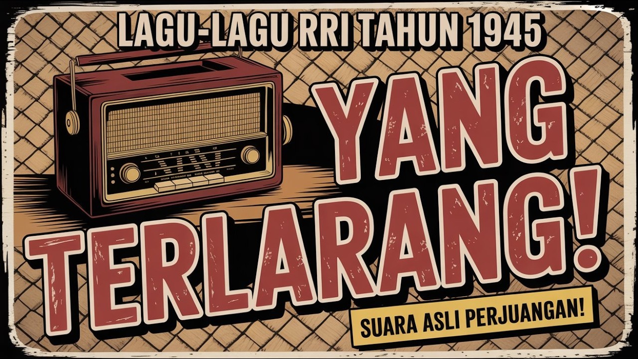 LAGU RRI 1945 YANG DIBUNGKAM | Koleksi Lagu Jadoel Paling Syahdu | Playlist Perjuangan Terlarang