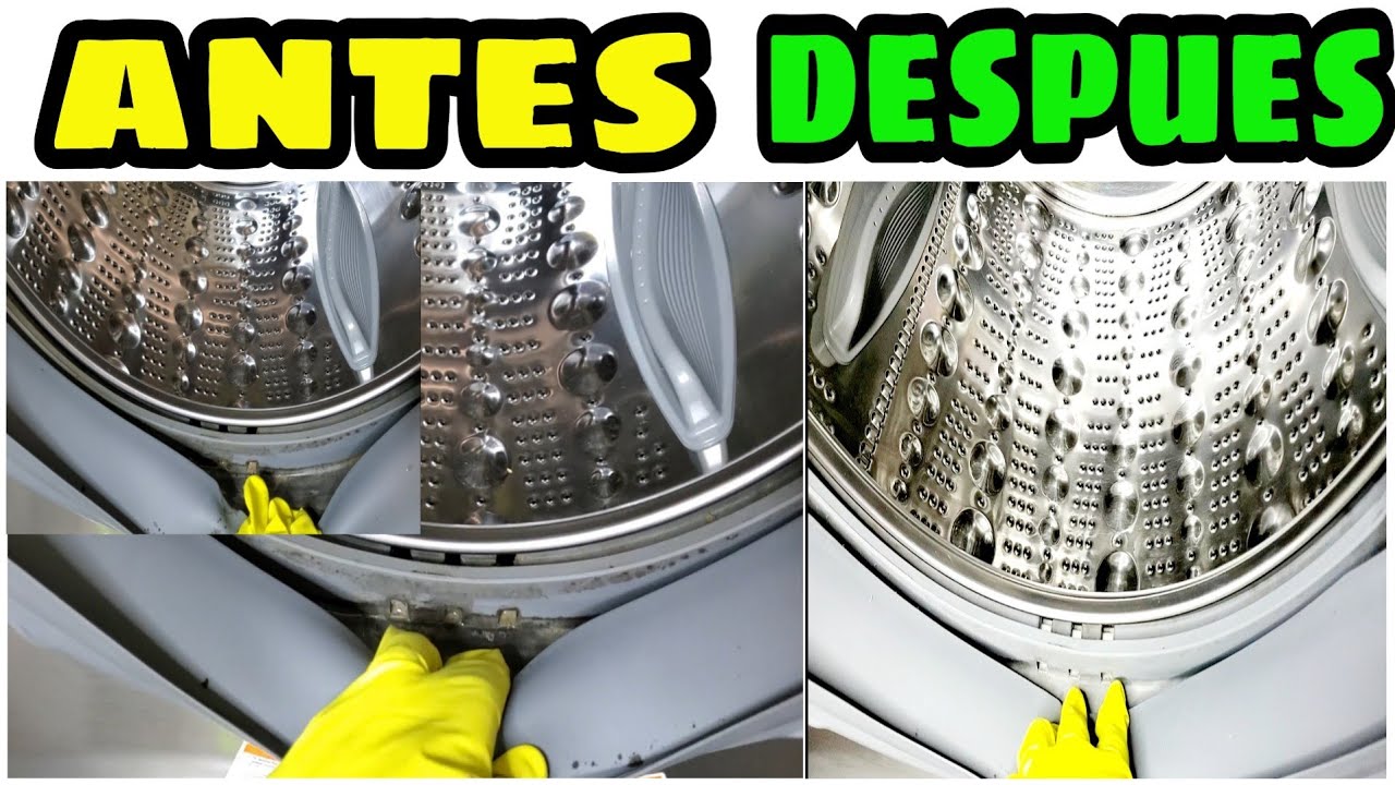 COMO LIMPIAR LA GOMA DE LAVADORA Y REMOVER EL MOHO / COMO LIMPIAR EL HULE