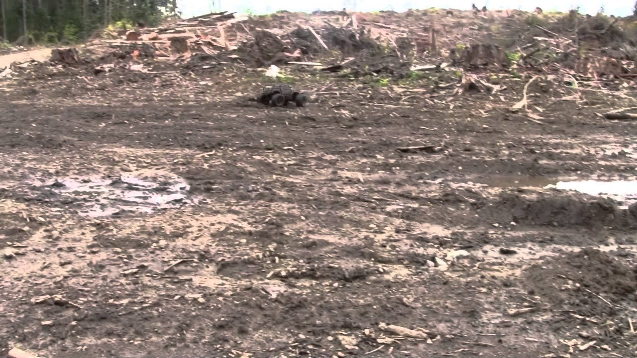 Traxxas Summit Bashing In Deep Nasty Mud NO MUSIC ProLine Trenchers
