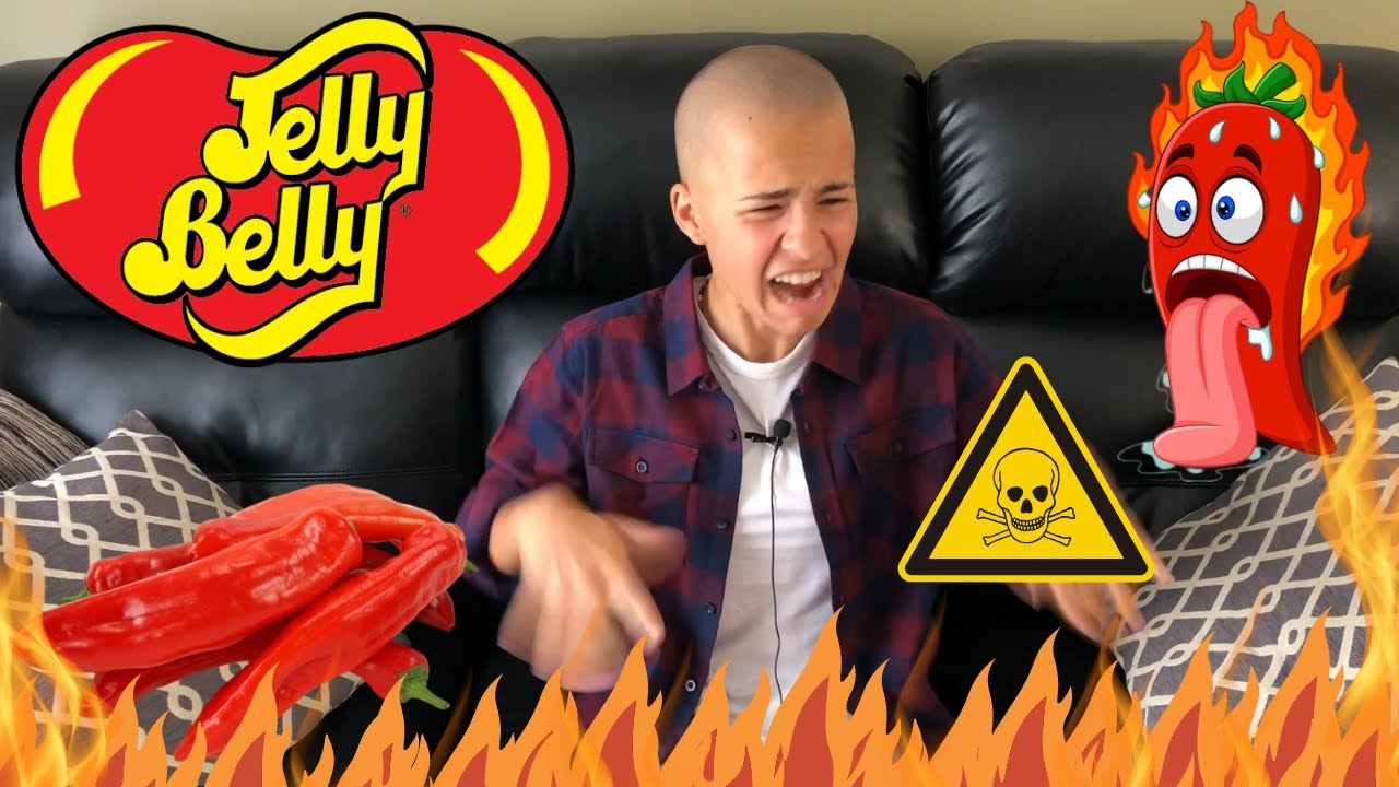 Jelly belly challenge PIQUANT!! (ça c'est pas passé comme prévu) -J'AI FAILLI MOURIR!!