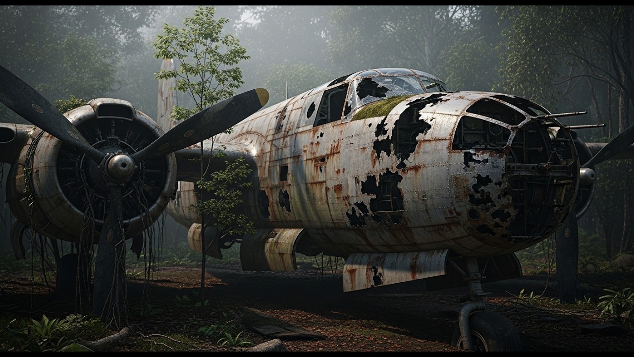 Abandoned A 26 Invader Bomber Found in the Forest and Fully Restored to Life