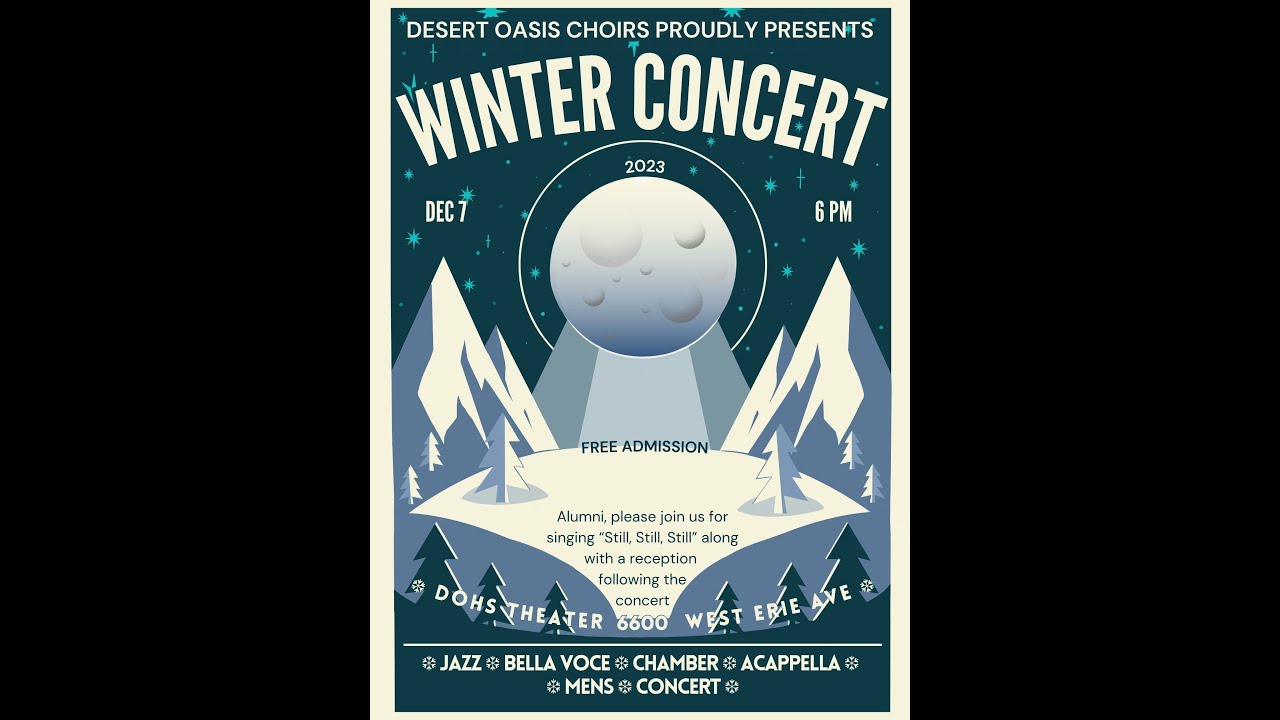 DOHS Choirs Winter Concert 2023