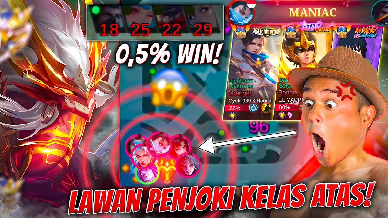 Merinding! Main Di Immortal Ketemu Penjoki Kelas Atas! Timku Dibantai Habis!! Apakah Comeback?~ MLBB