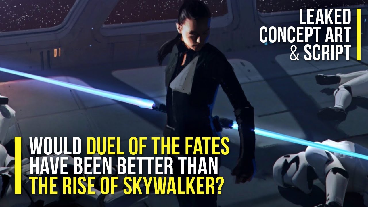 Would Duel of the Fates have been better than The Rise of Skywalker? | Script & Concept Art Leak