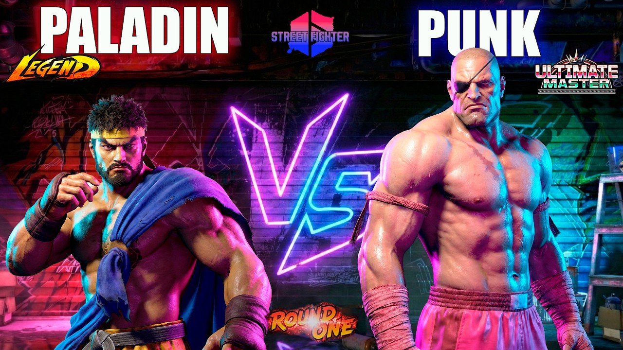 Paladin (Ryu) vs Punk (Sagat) ▰ The Classic Rivalry! | SF6