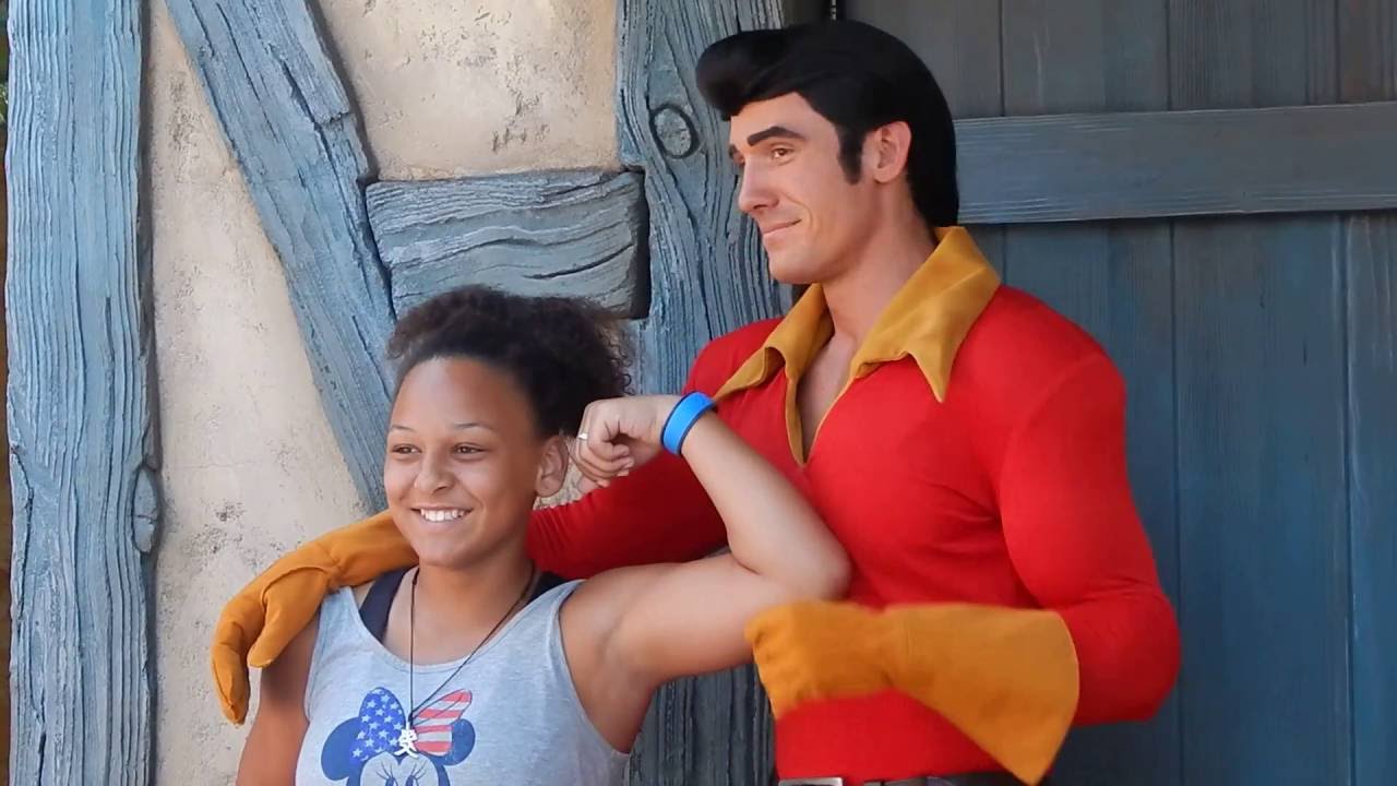 GASTON loves speechlessness Disney World Magic Kingdom July 2016