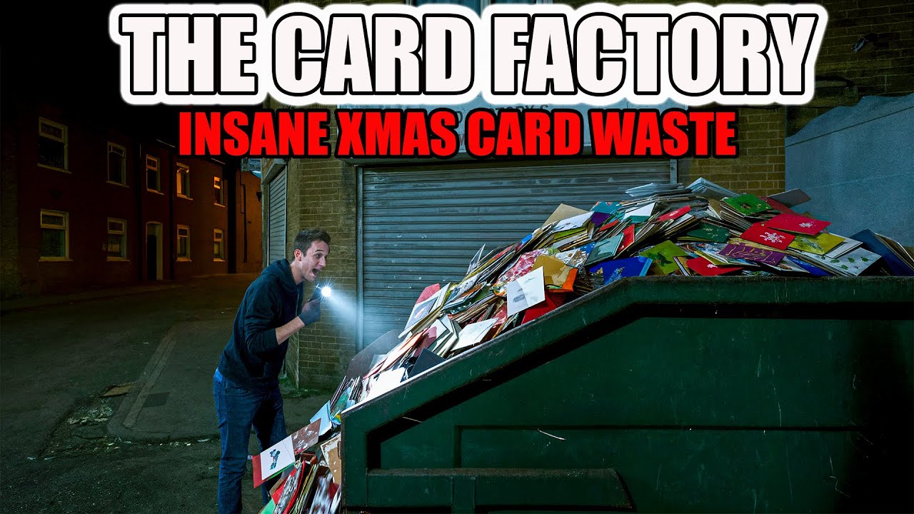 DUMPSTER DIVING £5000 in the bin, BRAND NEW CHRISTMAS CARDS THROWN AWAY