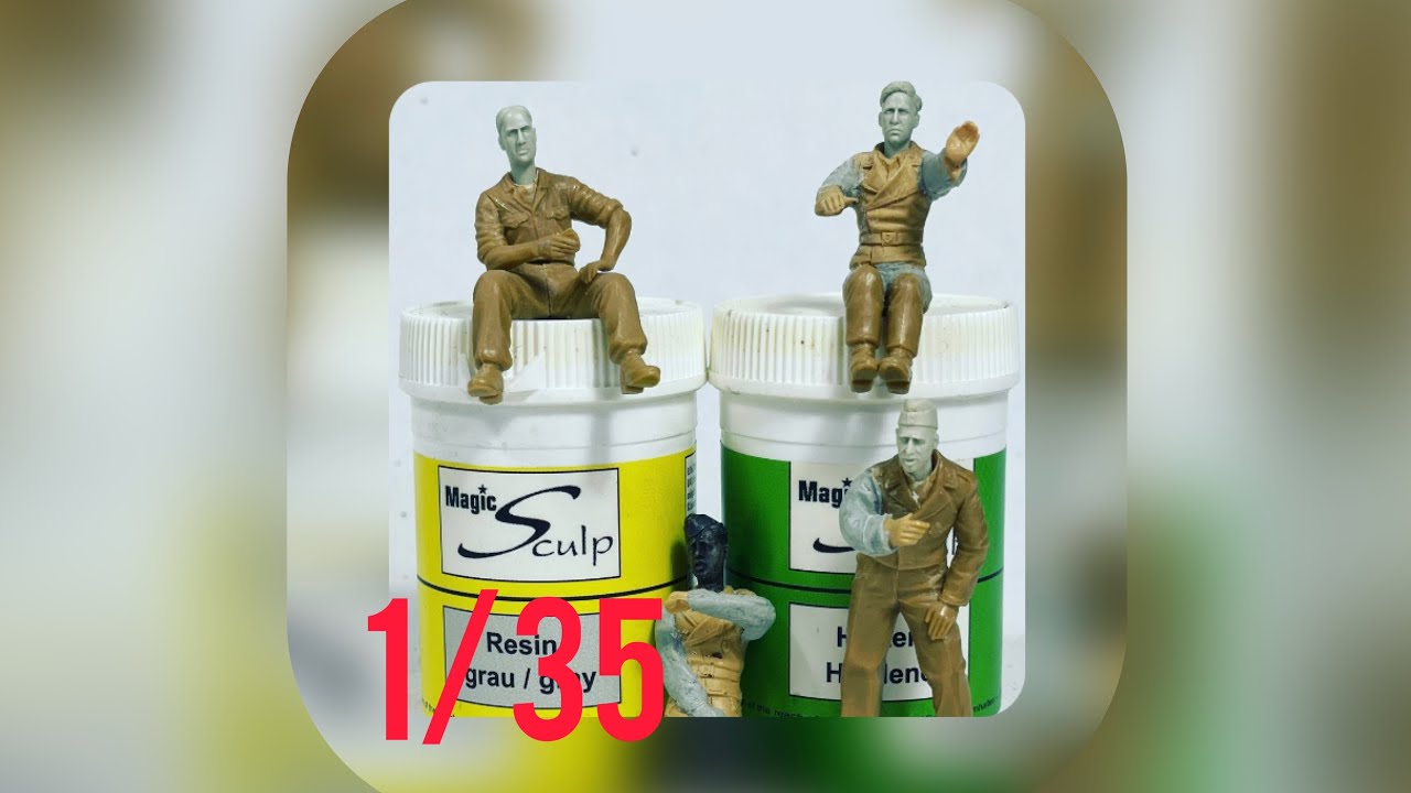 1/35 Panzer Besatzung Figuren Selber Modellieren 1/35 Tank Crew Modeling