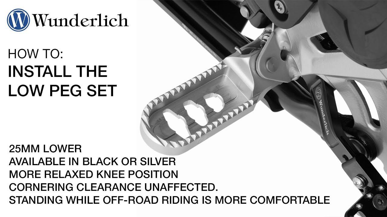 Wunderlich Low Peg Set Install Video - Part # 25910201-203