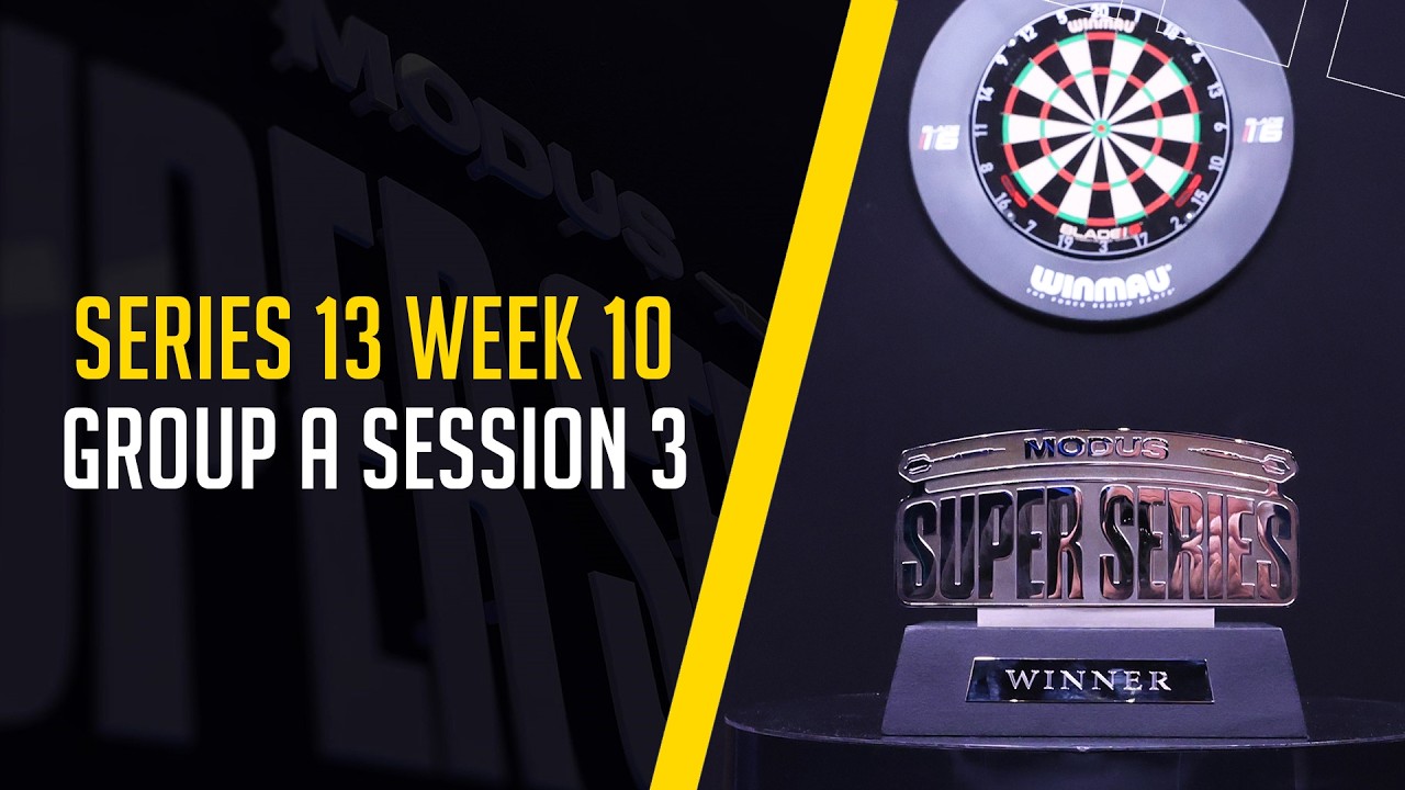 WHO'LL WIN GROUP A!?!🏆🎯| Live Darts |  Series 13 Week 10 | Group A Session 3