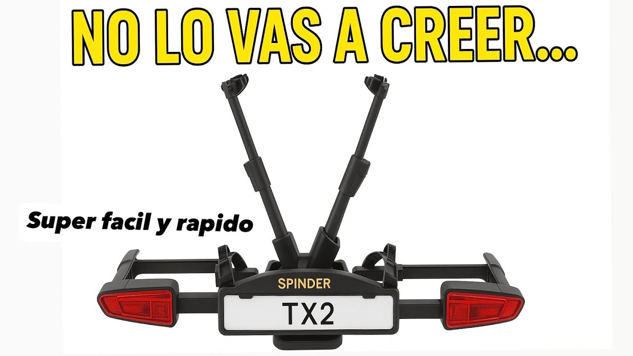 THU2 SPINDER TX2 LED  -- NO EXISTE NADA IGUAL -- El mejor soporte de portabicicletas. 2025