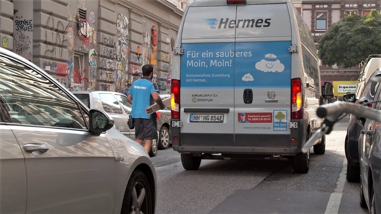 Auf Tour mit einem Hamburger Paketzusteller