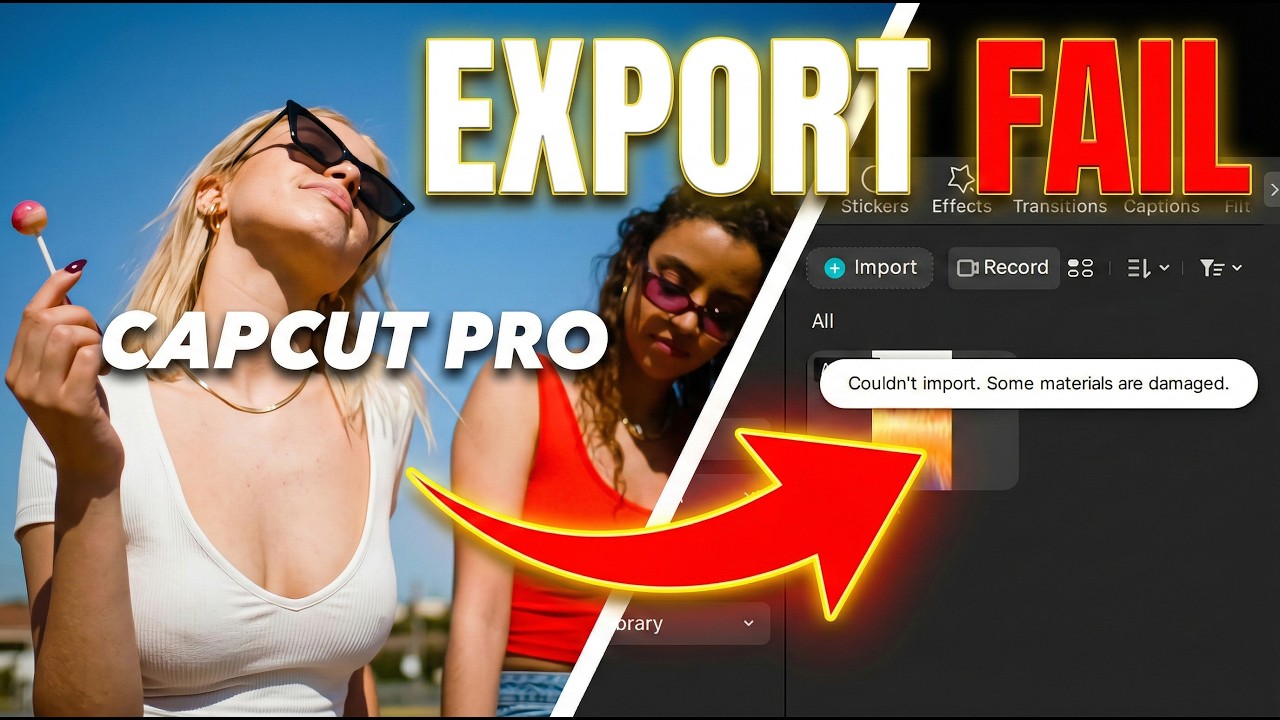 CapCut Pro PC Error Fix 😱 | Couldn't Import & Pro Feature Problem Solved 2026