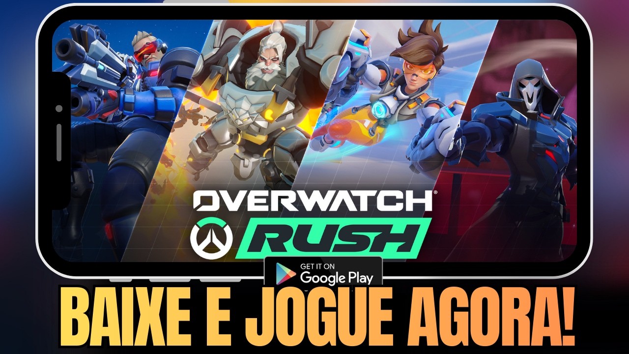 COMO JOGAR OVERWATCH MOBILE AGORA! BAIXE E JOGUE OVERWATCH RUSH | DOWNLOAD pra ANDROID