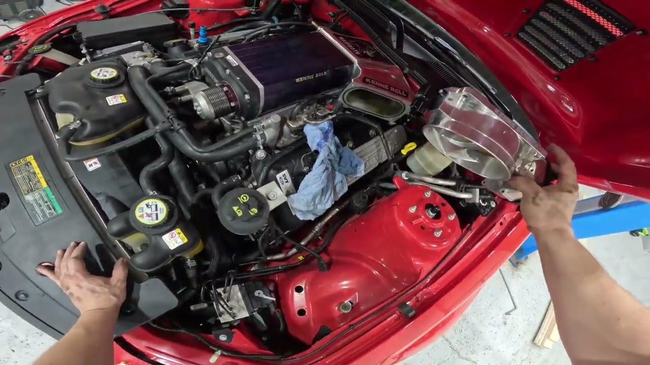 How to remove a supercharger from a 2007-14 Shelby gt500