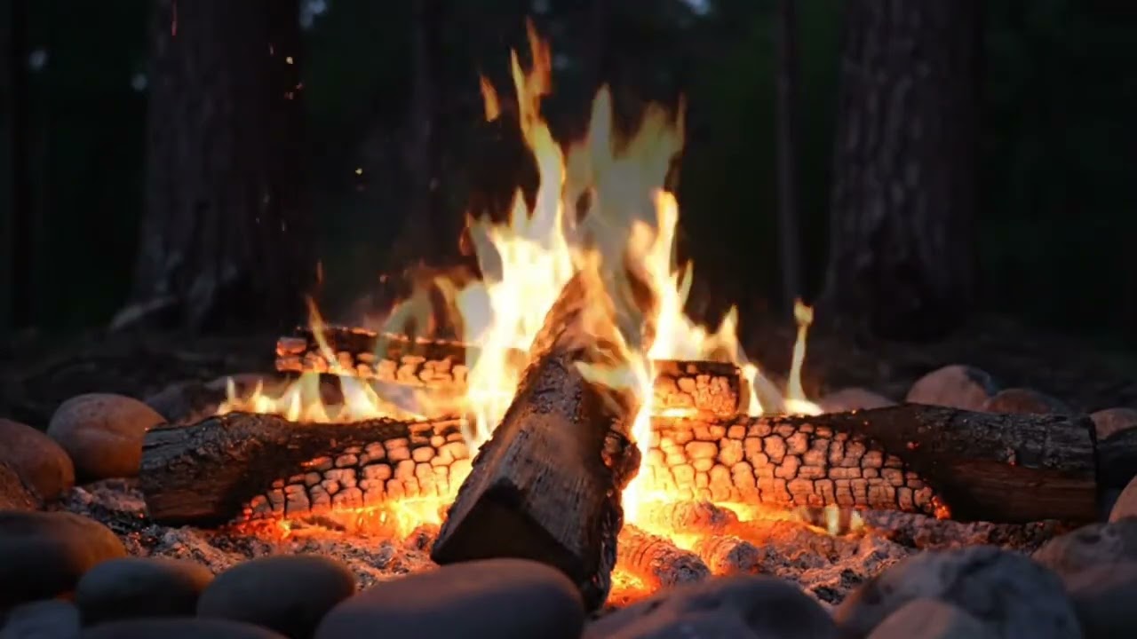 Soft Campfire Sounds for Reading and Relaxation