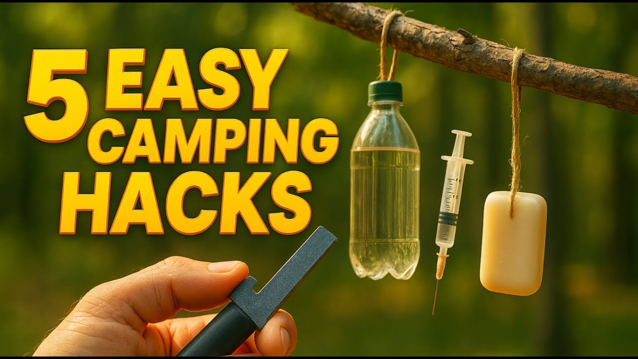 5 Camping Hacks That Make Life Easier Outdoors | #camping #survival #lifehacks