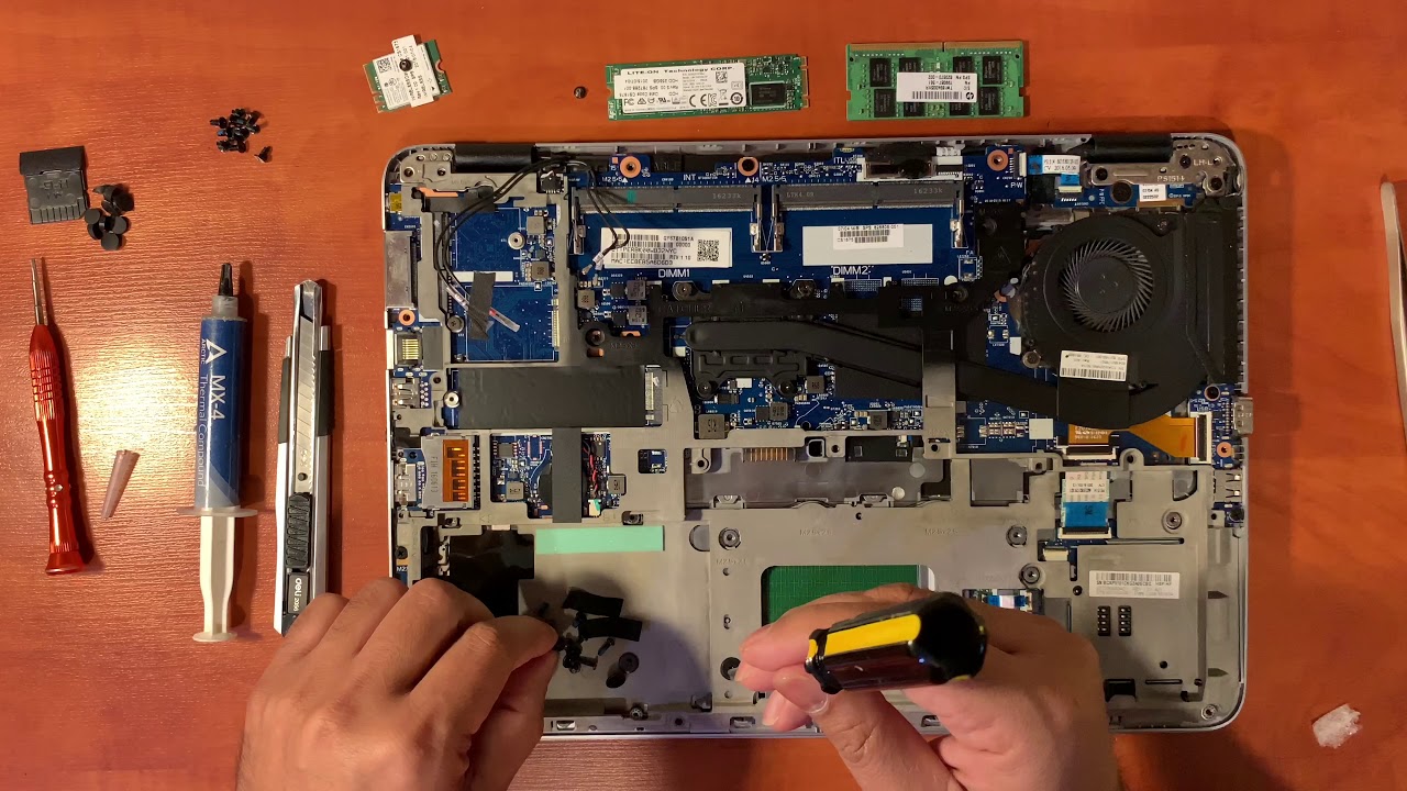HP Elitebook 840 G3 Laptop Thermal Paste Replacement Procedure: Boost Cooling Performance!