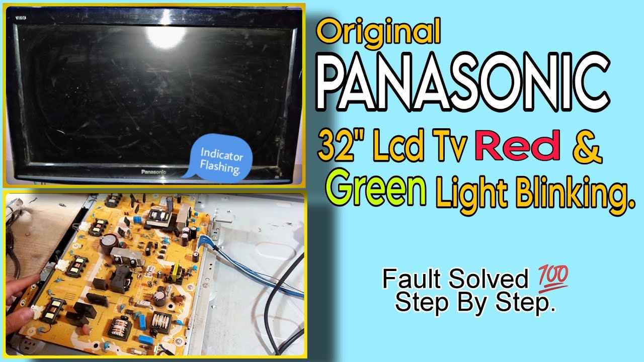 Panasonic Lcd Repair || Panasonic Lcd Indicator Blinking Problem Solved.