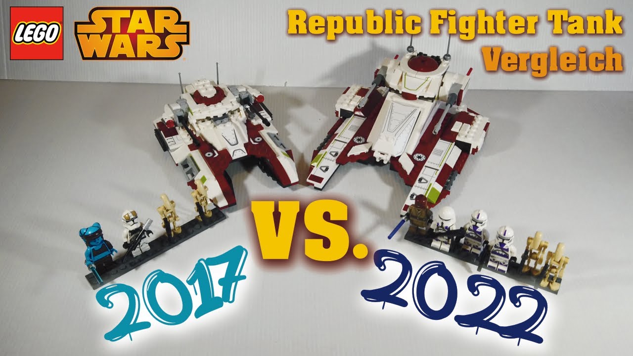 Welcher ist BESSER? Republic Fighter Tank 75182 & 75342 Vergleich! | Klemmba