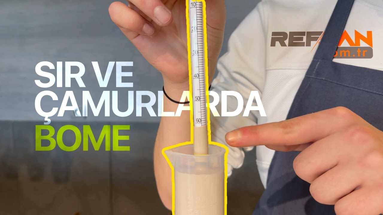 Bomemetre Kullanımı Çamur ve Sırlarda Bome Ayarlaması Nasıl Yapılır?