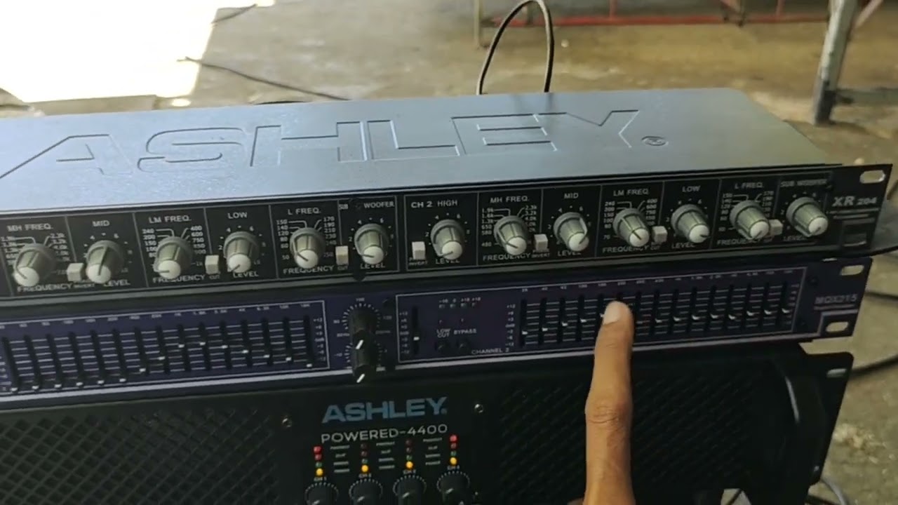 CROSOVER ASHLEY XR 204TERMURAH  seting MID LANTANG MANTAB CNS AUDIO